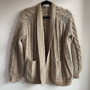 Madewell confetti yarn cardigan with pockets